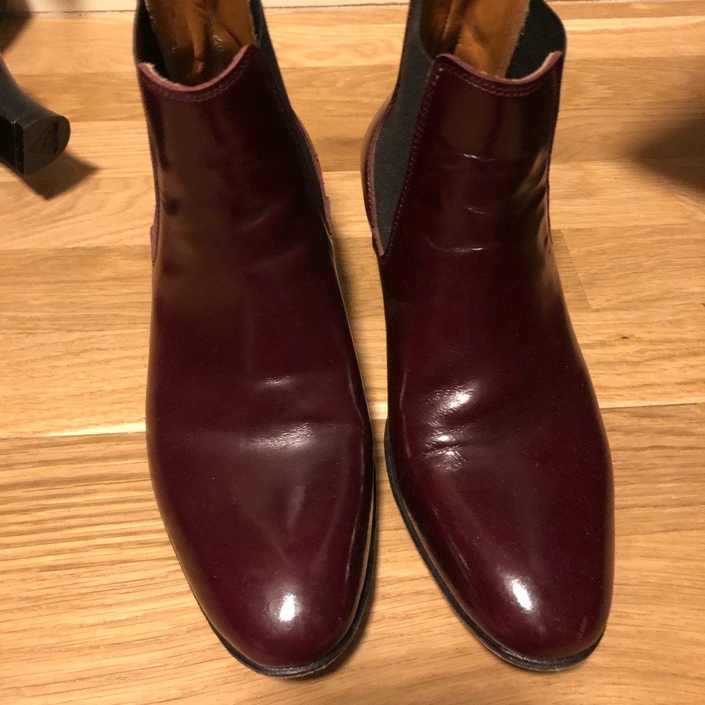 Fluevog Cairo burgundy size 6 - Picture 3 of 4